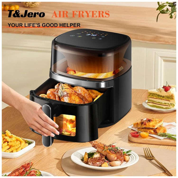 Air-Fryer-57L-com-Controle-Digital-de-Predefinicoes-Cesta-Imagem-1