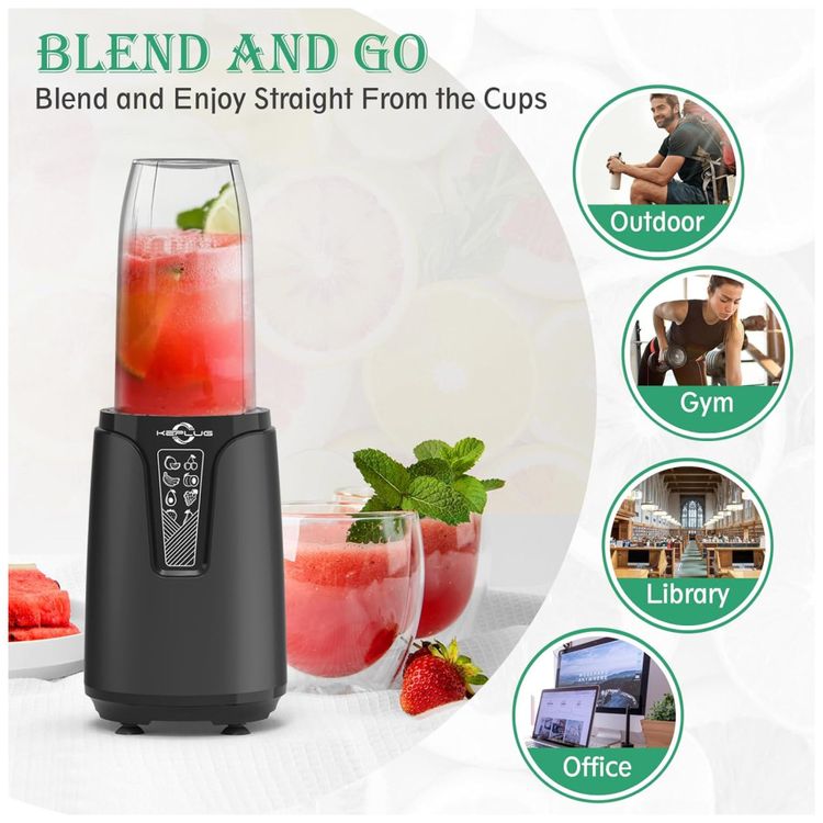 Liquidificador-Portatil-para-Shakes-e-Smoothies-com-2-Copos-Imagem-5