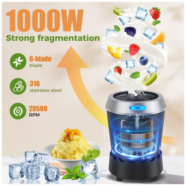 Liquidificador-Portatil-para-Shakes-e-Smoothies-com-Copos-Imagem-2