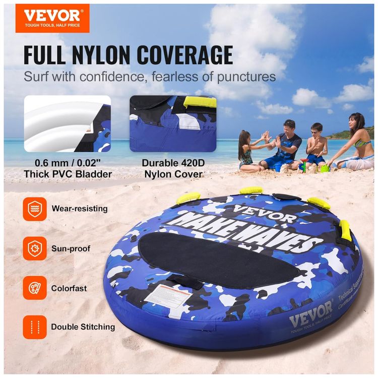 Boia-Rebocavel-para-1-a-2-Pessoas-com-Capa-de-Nylon-Alcas-Imagem-1