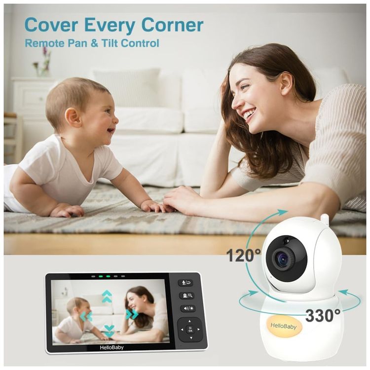 Baba-Eletronica-com-4-Cameras-1080P-Luz-Noturna-Monitor-Imagem-4
