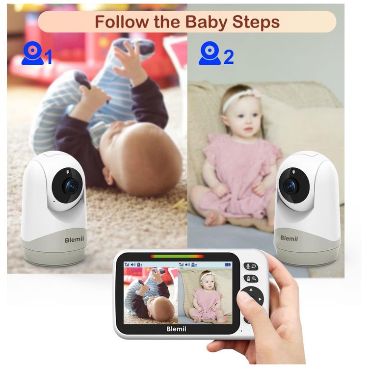 Baba-Eletronica-Monitor-de-Bebe-com-Bateria-de-30-horas-e-2-Imagem-1