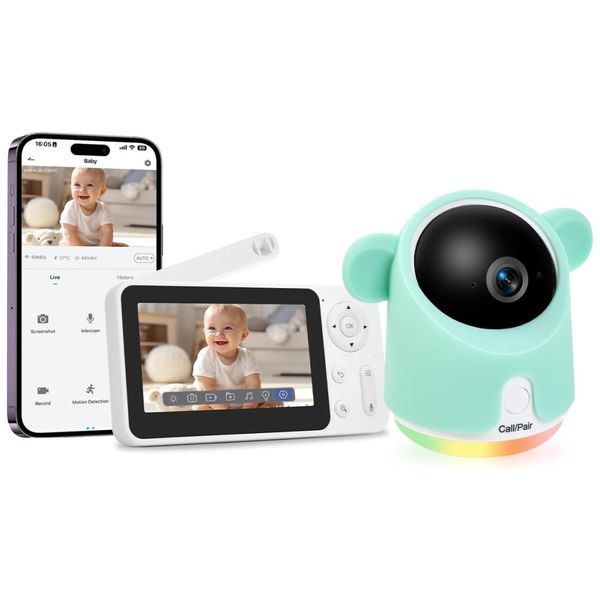 Baba-Eletronica-com-Monitor-Camera-e-Audio-1080P-Deteccao-Imagem-0