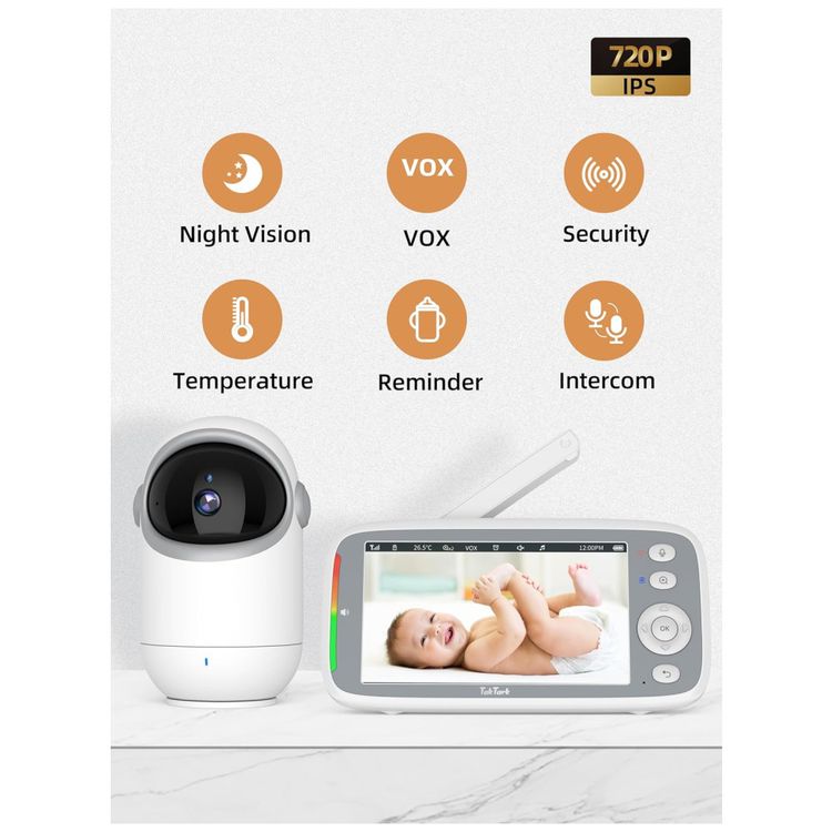 Baba-Eletronica-com-Monitor-Camera-HD-720P-Tela-IPS-Imagem-1