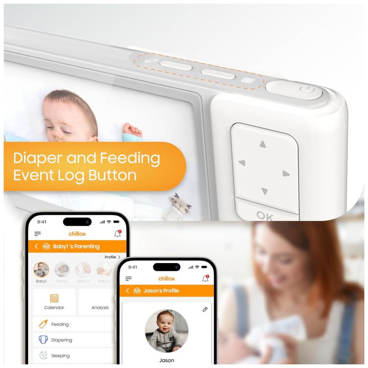Baba-Eletronica-com-Monitor-de-Video-Camera-HD-1080P-Imagem-6