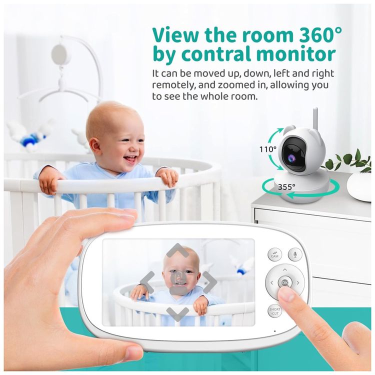Baba-Eletronica-com-Camera-Audio-Monitor-de-Tela-Dividida-Imagem-4