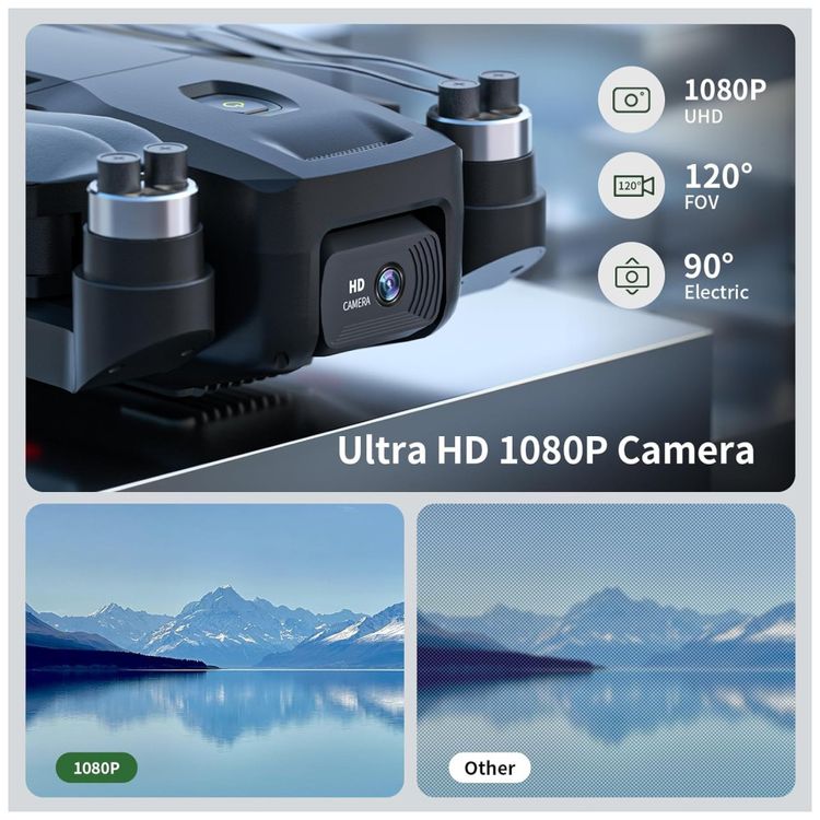 Drone-K600-com-2-Cameras-1080P-para-Criancas-e-Adultos-Imagem-1