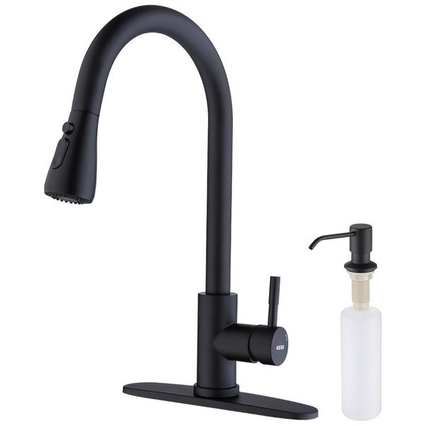 Torneira-Cozinha-com-Dispensador-de-Sabao-Pulverizador-de-Imagem-0