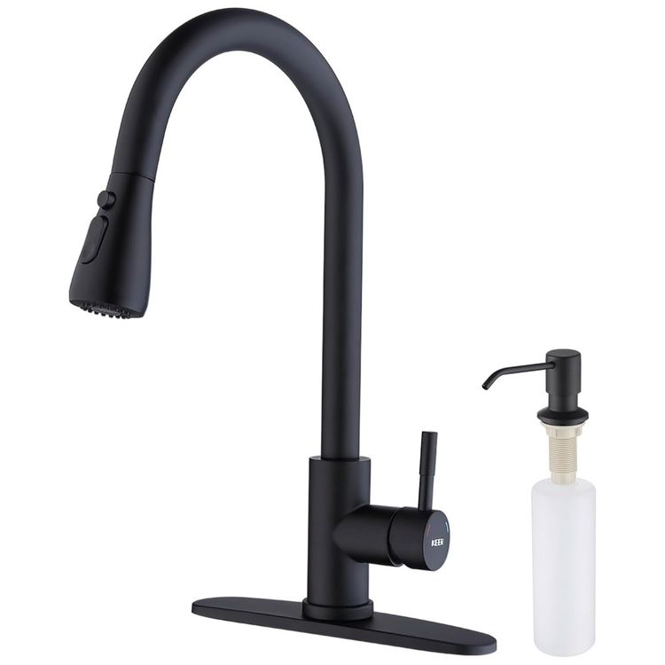 Torneira-Cozinha-com-Dispensador-de-Sabao-Pulverizador-de-Imagem-0