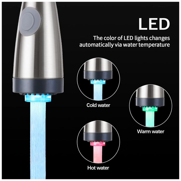 Torneira-Cozinha-com-Pulverizador-Pull-Down-e-LED-em-Aco-Imagem-1