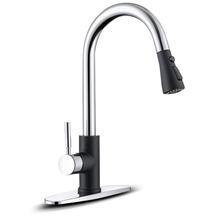 Torneira-Cozinha-com-Pulverizador-de-Aco-Inoxidavel-Punho-Imagem-0