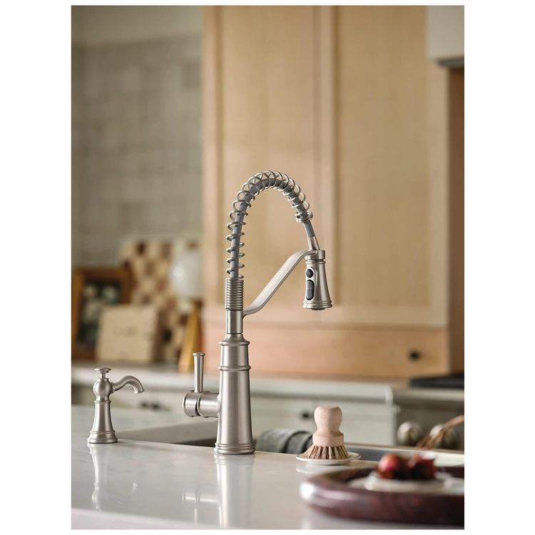 Torneira-Cozinha-de-Arco-Alto-de-Uma-Mao-Inoxidavel-Moen-Imagem-2