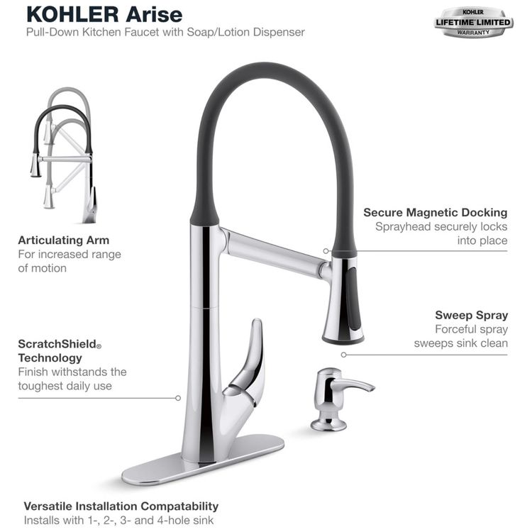 Torneira-Cozinha-Articulada-com-Pul-Down-Sprayer-e-Imagem-3