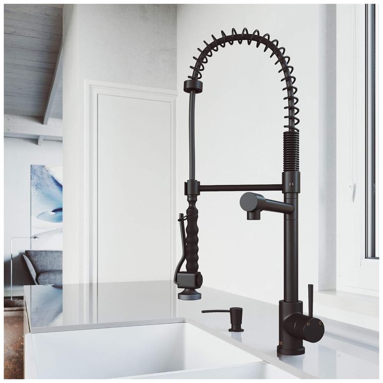 Torneira-Cozinha-com-Pulverizador-Pull-Down-e-Dispensador-Imagem-1