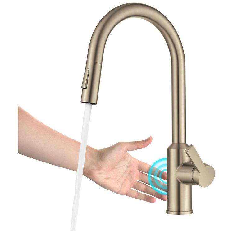 Torneira-Cozinha-com-Sensor-de-Movimento-de-Alca-Unica-Imagem-0