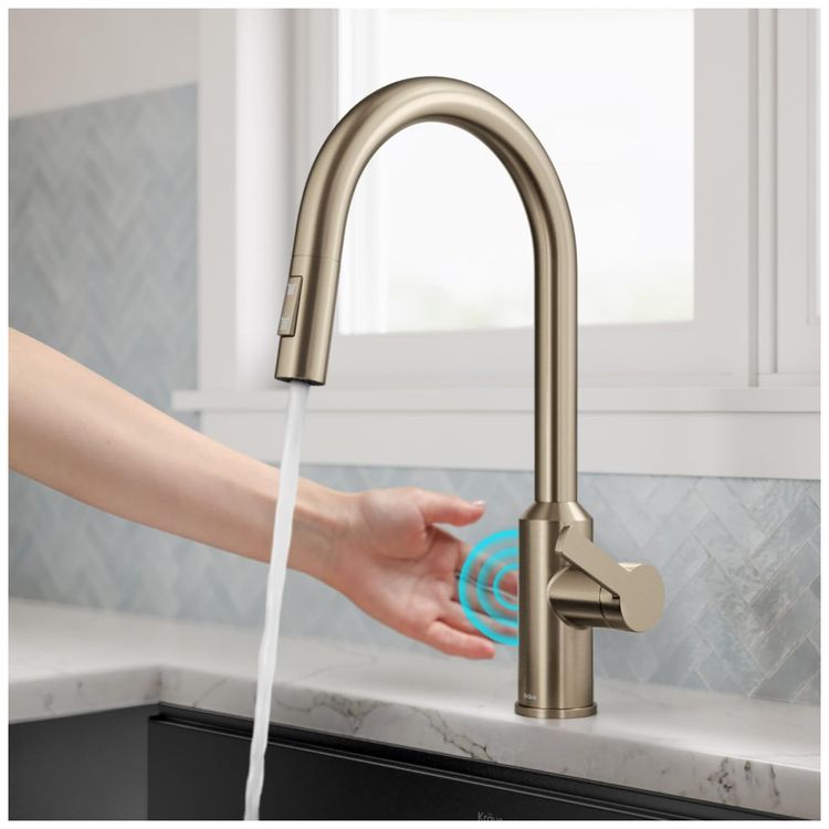 Torneira-Cozinha-com-Sensor-de-Movimento-de-Alca-Unica-Imagem-1