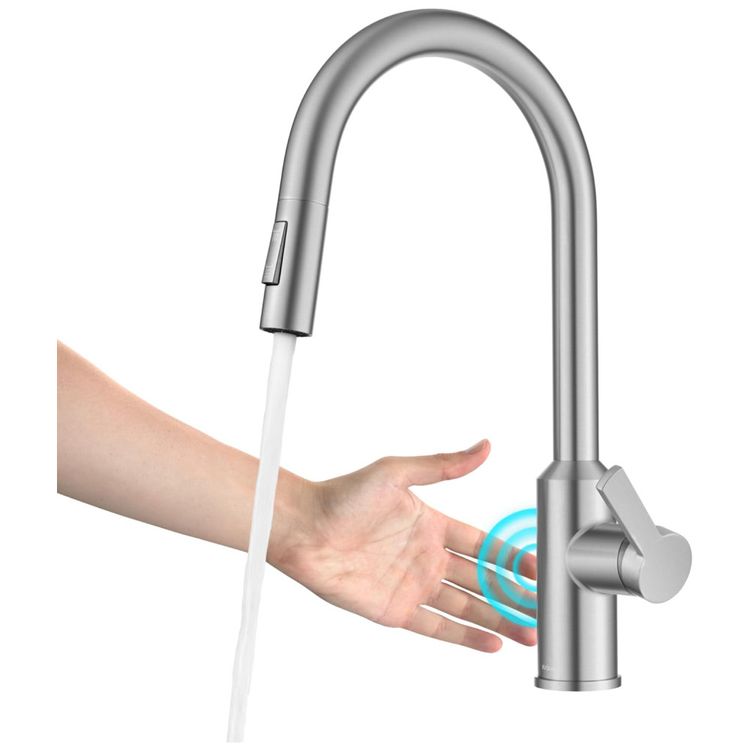 Torneira-Cozinha-com-Sensor-de-Movimento-de-Alca-Unica-Imagem-0