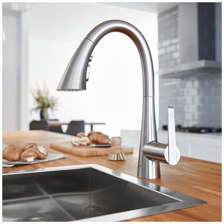 Torneira-Cozinha-com-Pulverizador-Triplo-em-Aco-Inoxidavel-Imagem-1