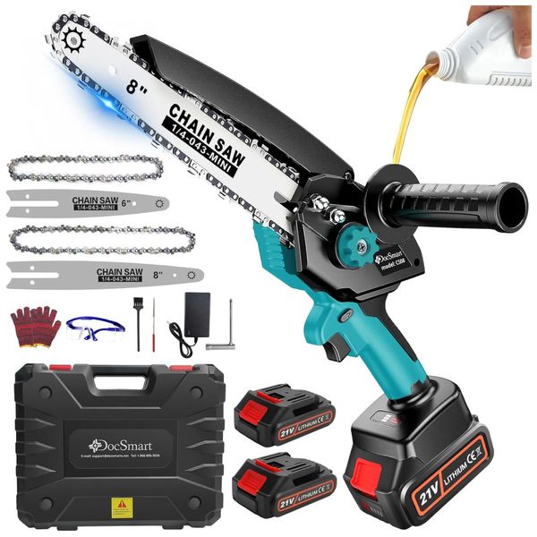 Motoserra-Eletrica-Portatil-sem-Fio-com-2-Baterias-Imagem-0