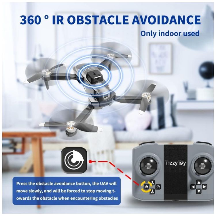 Drone-Dobravel-FPV-4K-Motor-sem-Escova-Flip-360--Imagem-2