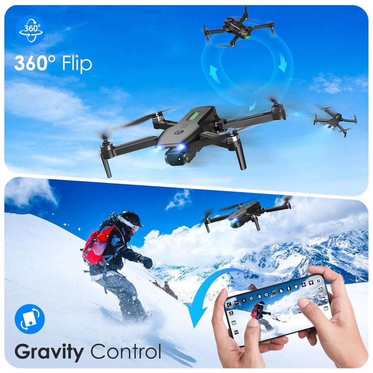 Drone-FPV-1080P-com-2-Baterias-Motor-Sem-Escova-Giros-Imagem-2