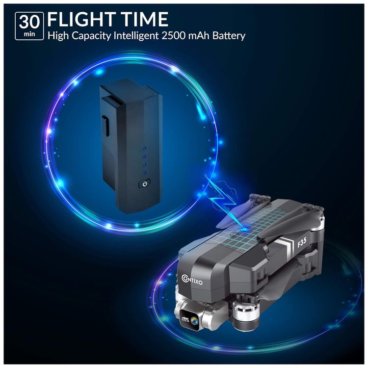 Drone-GPS-Contixo-F35-4K-UHD-Gimbal-2-Eixos-5G-WiFi-FPV-Imagem-7