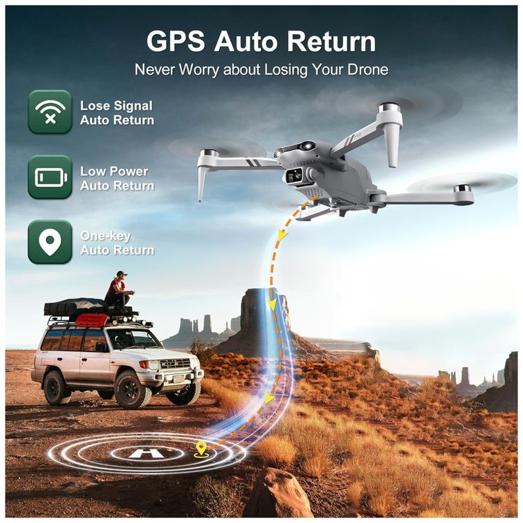 Drone-2K-HD-com-GPS-Motor-Sem-Escova-Transmissao-Wi-Fi-Imagem-1