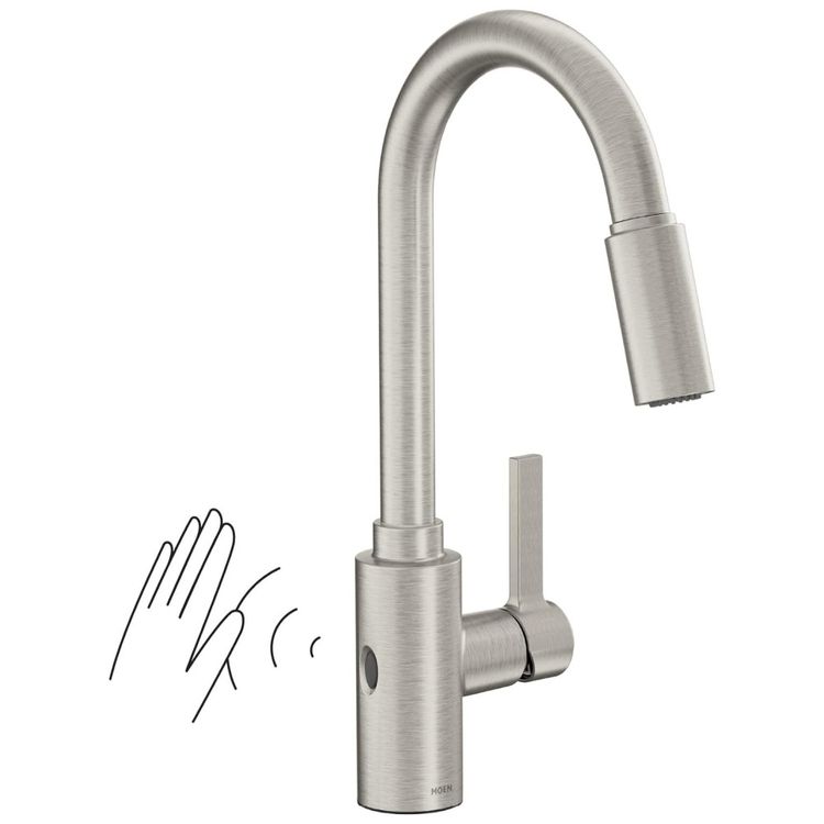 Torneira-Cozinha-com-Sensor-de-Movimento-e-Pulverizador-Imagem-0