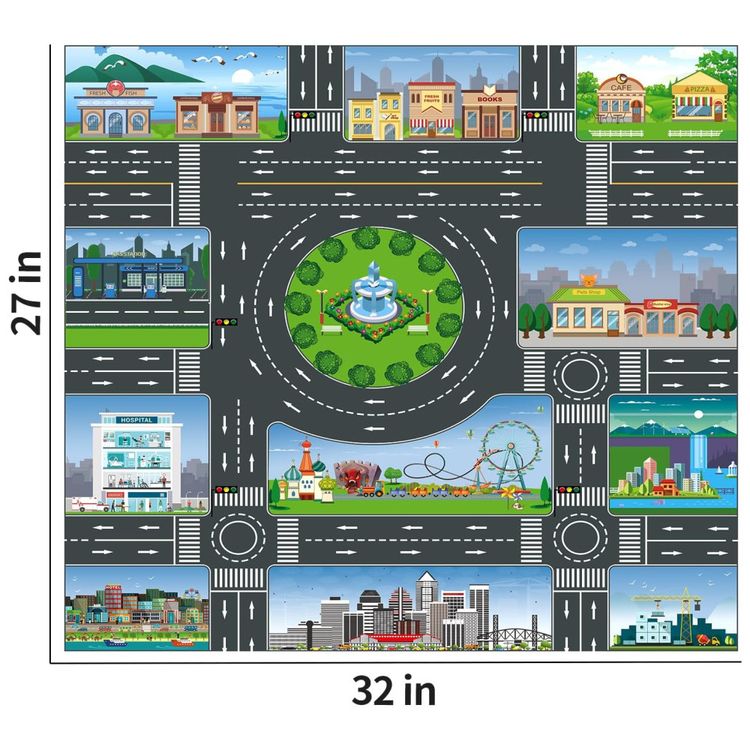Caminhao-Transportador-de-Carros-de-Construcao-com-Tapete-Imagem-5