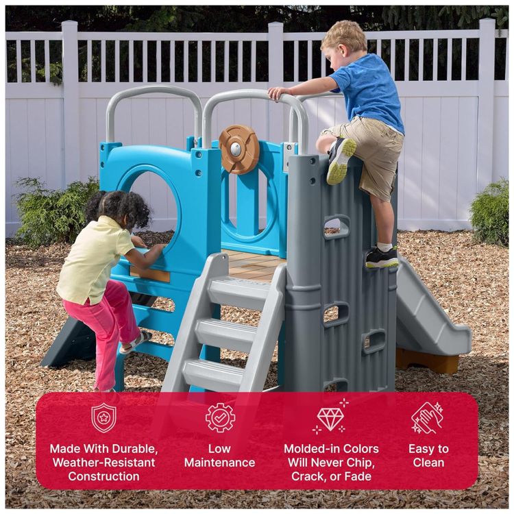 Playset-Infantil-Para-Ambientes-Externos-Com-Escorregador-Imagem-2