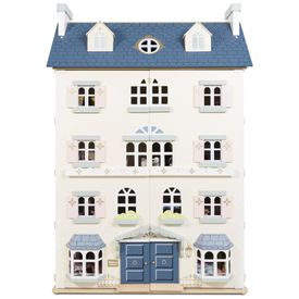 Casa-de-Bonecas-Palace-House-Grande-em-Madeira-Um-Presente-Imagem-0
