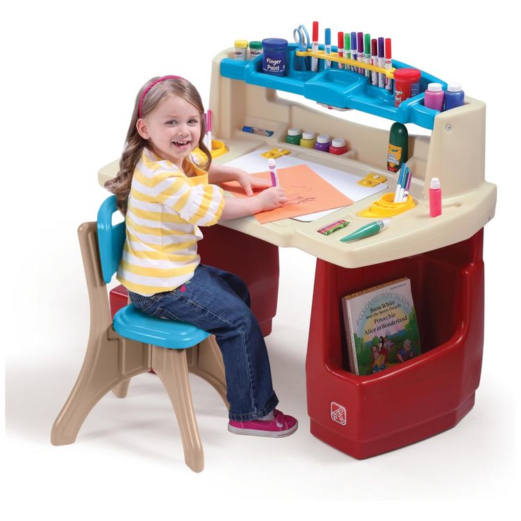 Mesa-de-Atividades-Infantil-com-Cadeira-e-Espaco-para-Imagem-0