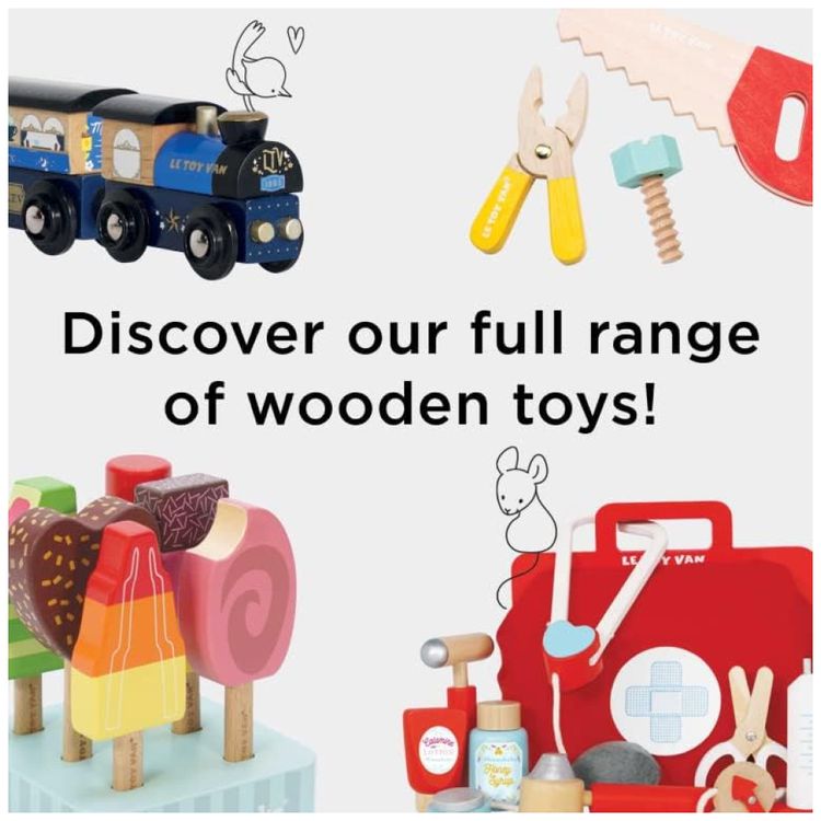 Conjunto-de-Garagem-de-Madeira-para-Brinquedo-com-Carros-Imagem-9
