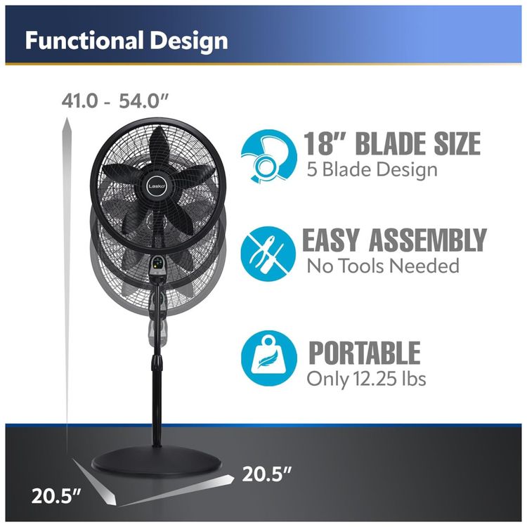 Ventilador-Pedestal-Oscilante-com-Altura-Ajustavel-Imagem-3