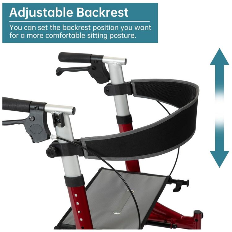 Andador-All-Terrain-Rollator-com-Assento-Rodas-Dianteiras-Imagem-4