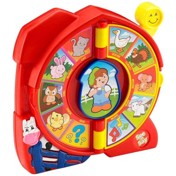 Brinquedo-Fisher-Price-Little-People-See--n-Say-The-Farmer-Imagem-0