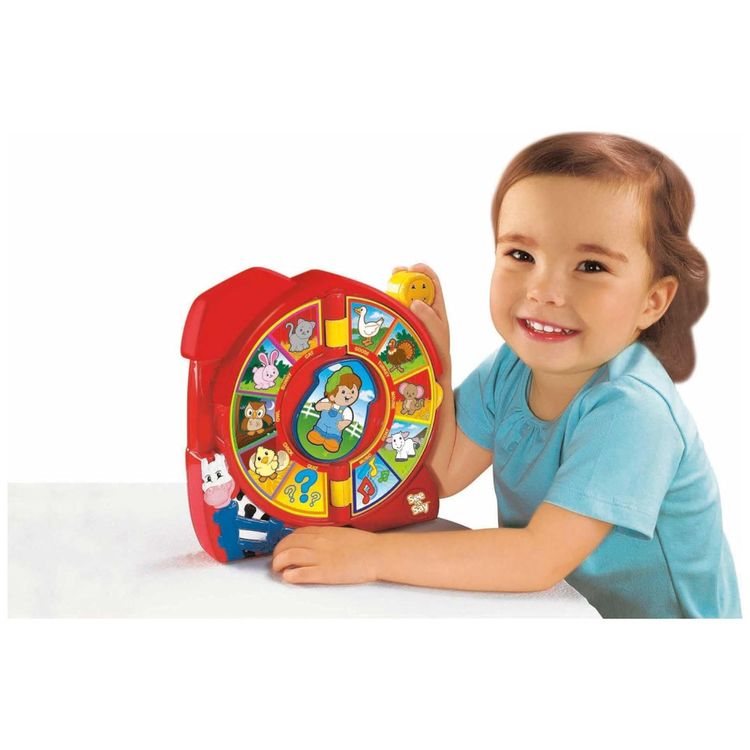 Brinquedo-Fisher-Price-Little-People-See--n-Say-The-Farmer-Imagem-1