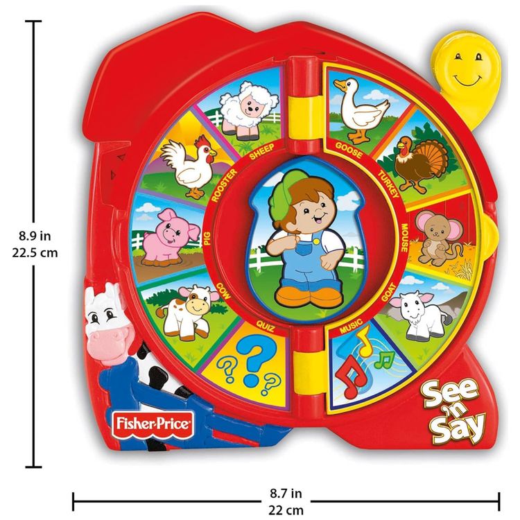 Brinquedo-Fisher-Price-Little-People-See--n-Say-The-Farmer-Imagem-2