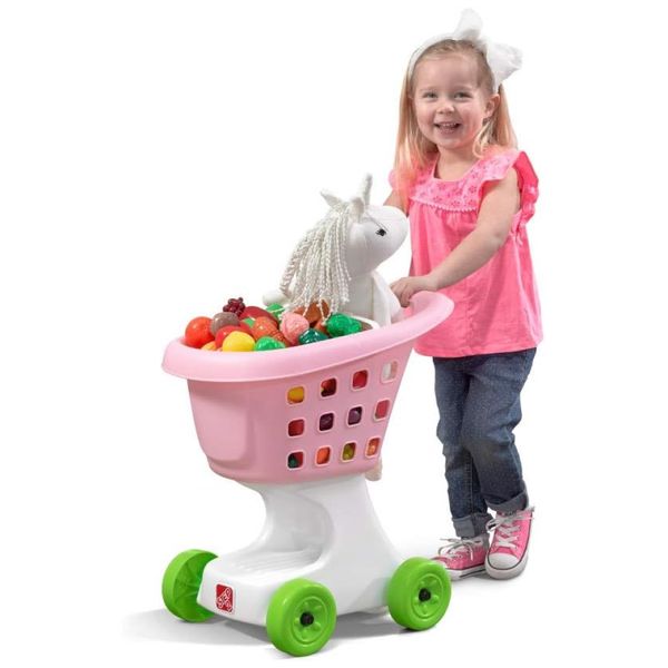 Carrinho-de-Compras-Infantil-Feito-de-Plastico-Duravel-Imagem-0