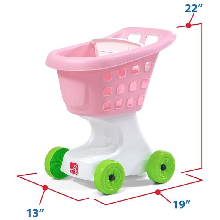 Carrinho-de-Compras-Infantil-Feito-de-Plastico-Duravel-Imagem-5