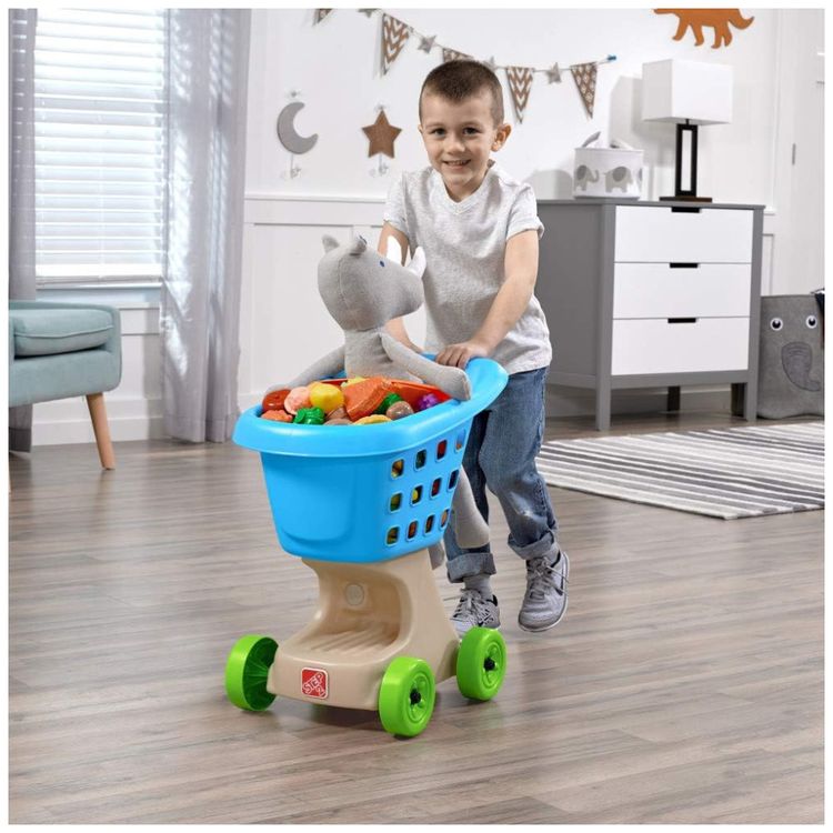 Carrinho-de-Compras-Infantil-Feito-de-Plastico-Duravel-Imagem-1