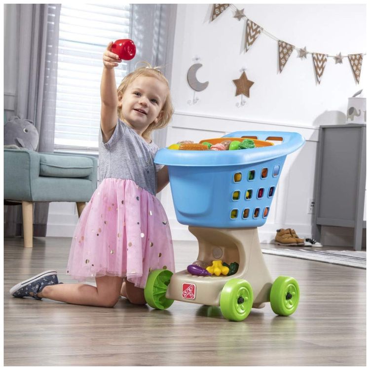 Carrinho-de-Compras-Infantil-Feito-de-Plastico-Duravel-Imagem-2