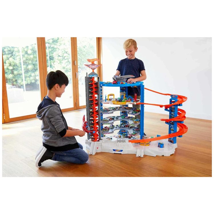 Pista-Hot-Wheels-Super-Ultimate-Garage-com-4-Carrinhos-Imagem-1