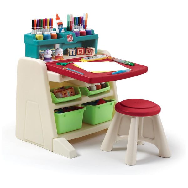 Mesa-de-Atividades-2-em-1-para-Criancas-Flip-Doodle-Easel-Imagem-0
