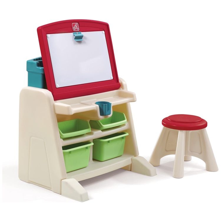 Mesa-de-Atividades-2-em-1-para-Criancas-Flip-Doodle-Easel-Imagem-2