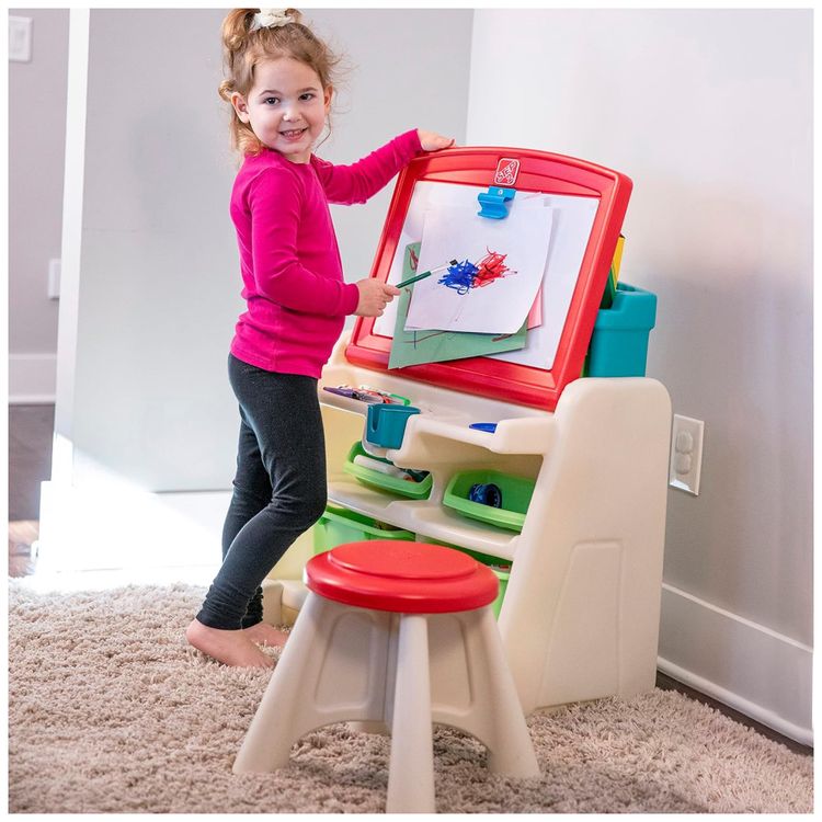 Mesa-de-Atividades-2-em-1-para-Criancas-Flip-Doodle-Easel-Imagem-6