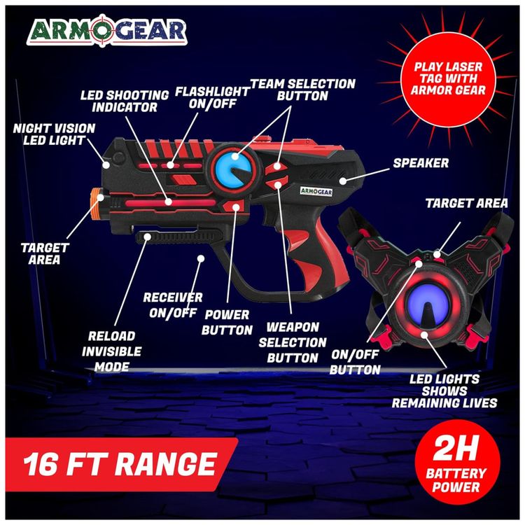 Pitolas-de-Laser-Tag-ArmoGear-com-4-Pecas-Recarrregaveis-e-Imagem-4