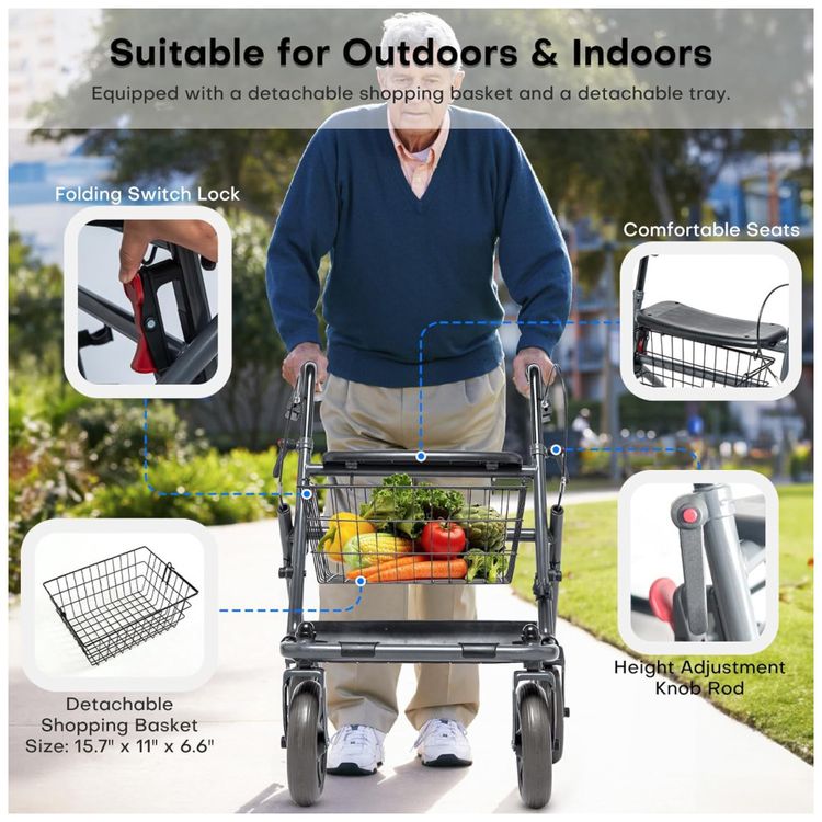 Andador-para-Idosos-com-Estrutura-de-Aco-Cesto-de-Compras-Imagem-5