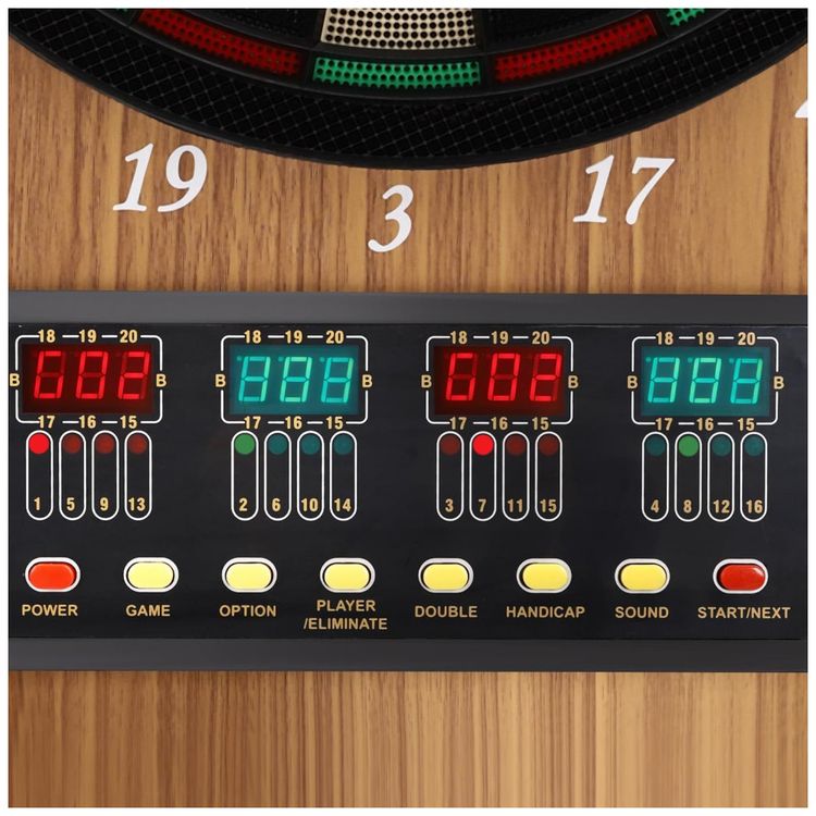 Jogo-De-Dardos-Eletronico-LED-Com-Gabinete-MDF-Ate-16-Imagem-4