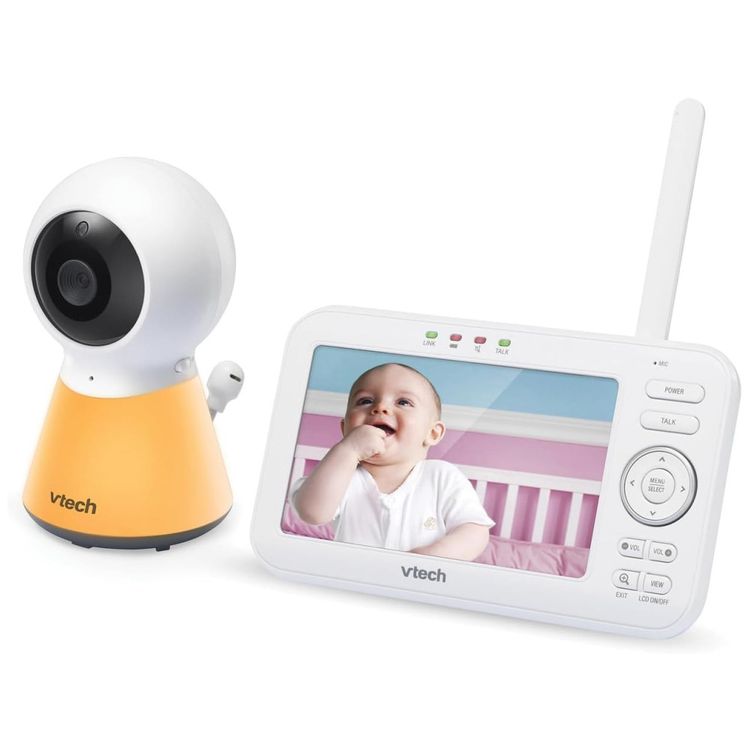 Baba-Eletronica-com-Monitor-com-Luz-Noturna-VTECHBranco-Imagem-1